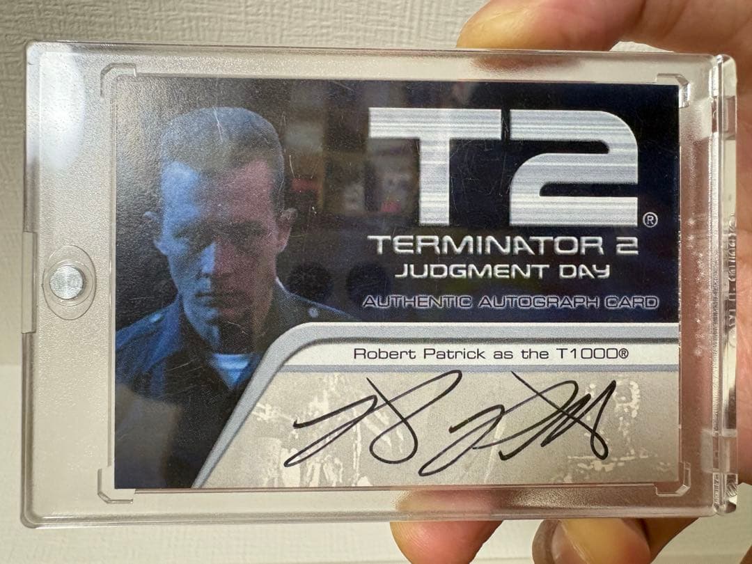 ターミネーター2 T1000 ロバート・パトリック　サインカード