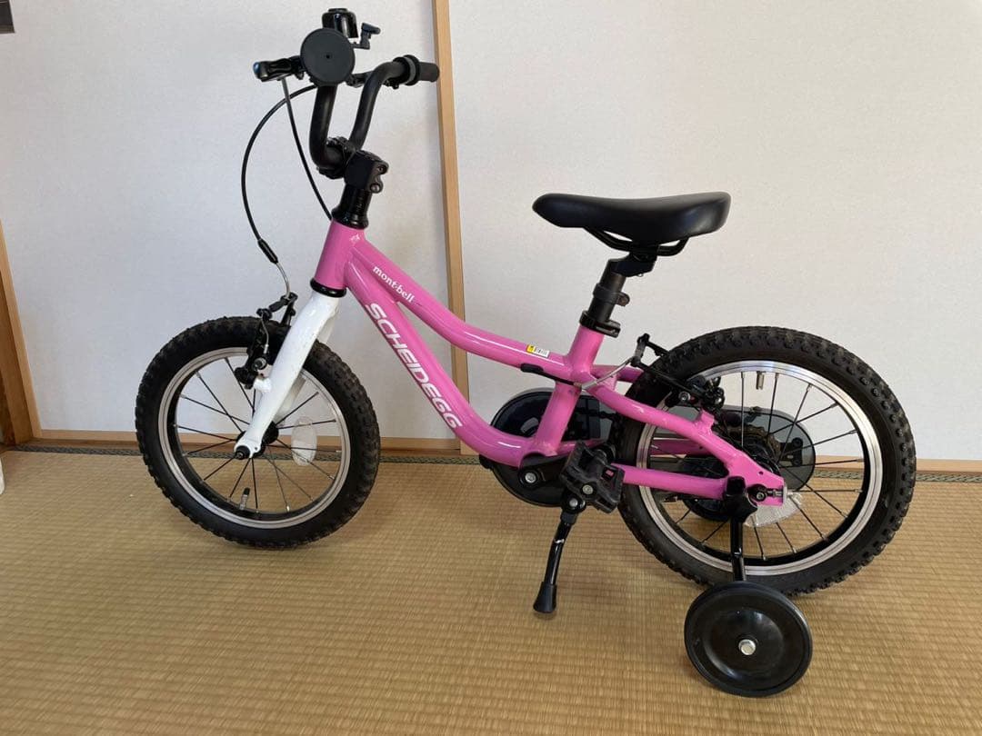 値下げ　シャイデック　モンベル　キッズ　14インチ　ベル装着済み