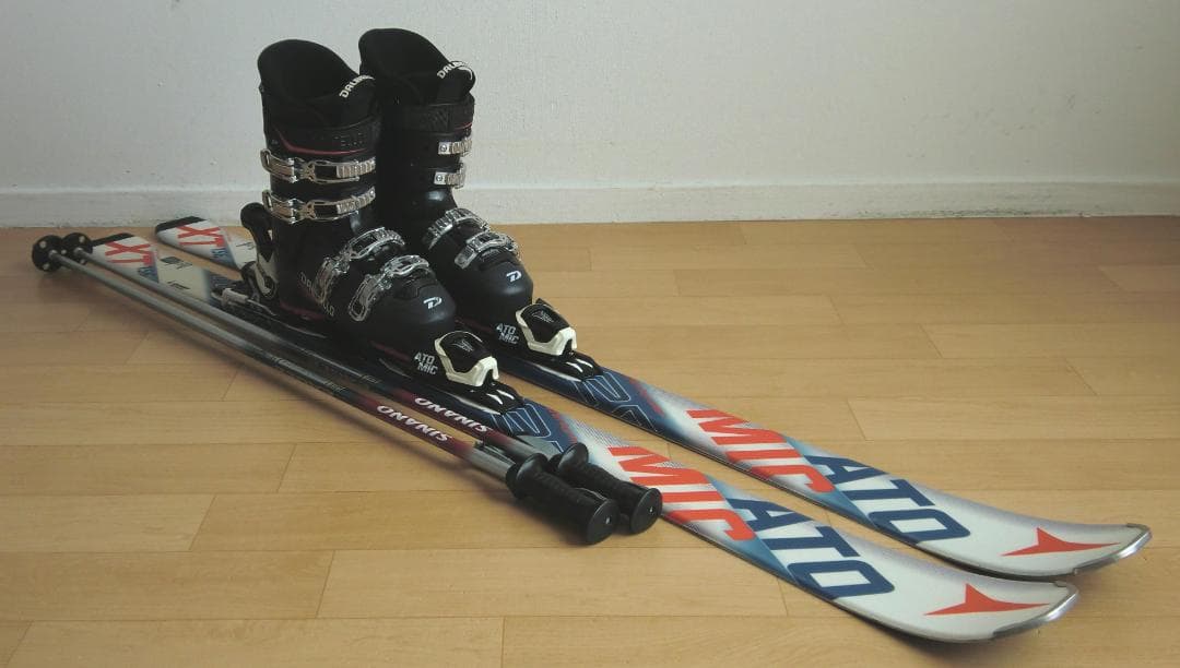 ■■送料無料■ATOMIC■メンズスキーセット■板156靴26.5■メンテ付■■