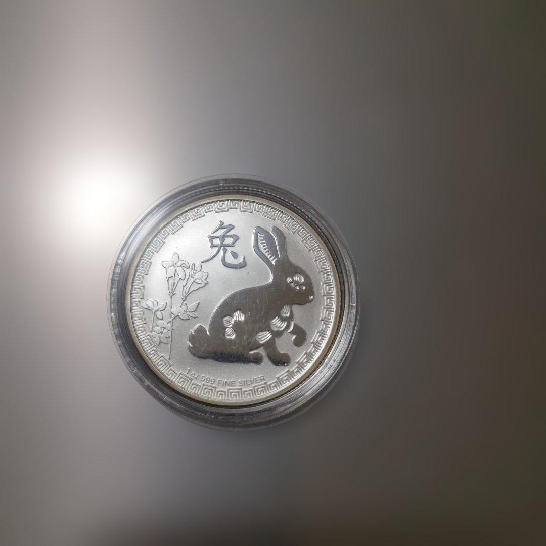 2023年 ウサギデザイン 2ドル銀貨