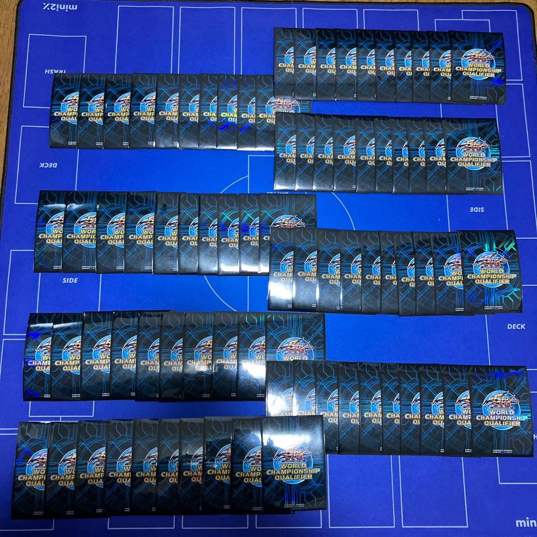 遊戯王　遊戯王 wcq 2010　青　スリーブ　80枚　②