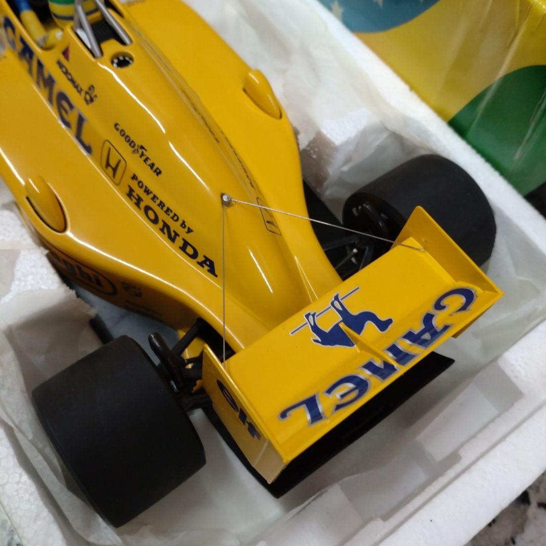 ミニチャンプス 1/18 ロータス 99T A・セナ 1987 CAMEL仕様