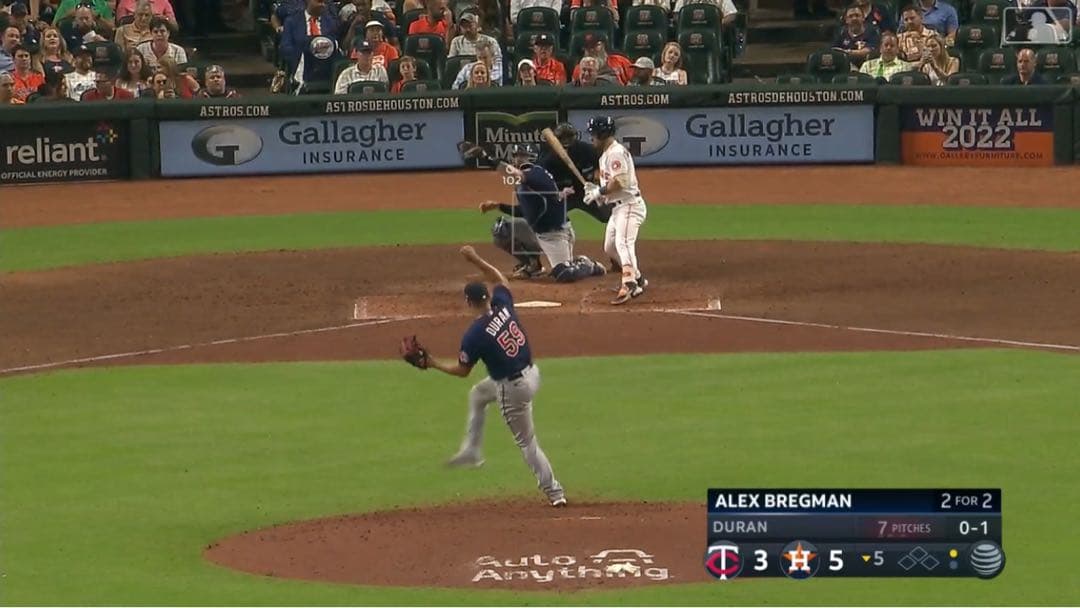 MLB 実使用世界最速球❗️ヨアン・デュラン101.8マイル（163.8キロ）