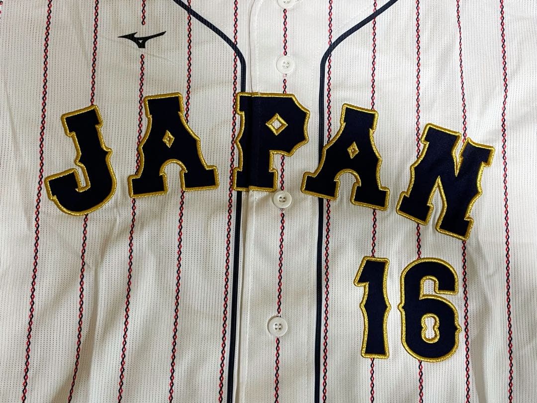 大谷翔平 侍JAPAN WBCホーム刺繍ユニホーム