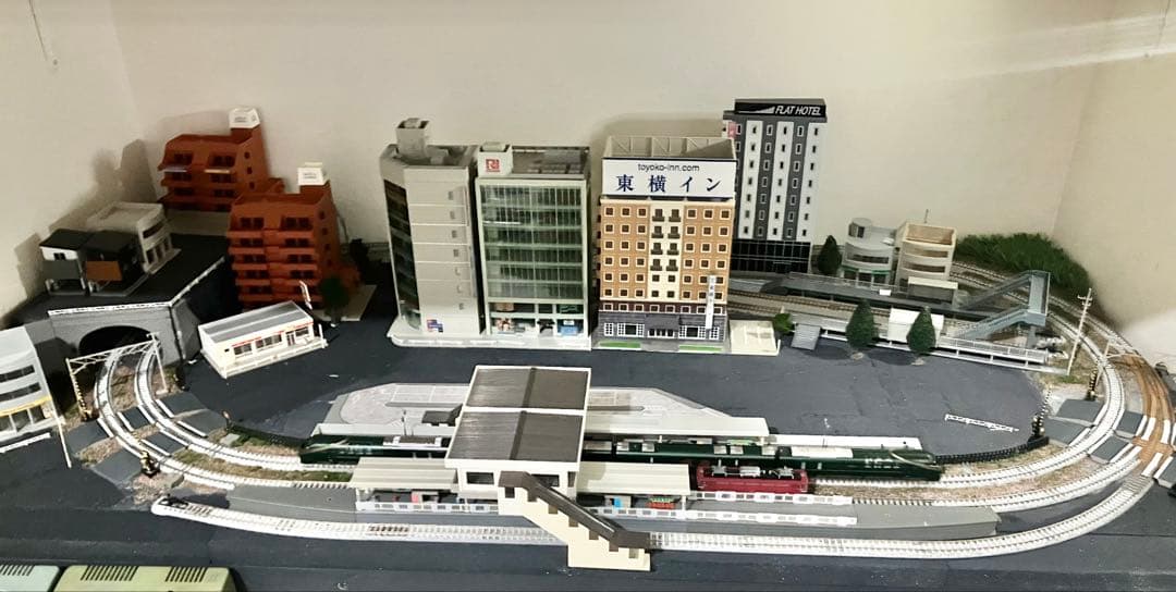 Nゲージ 複線ジオラマ