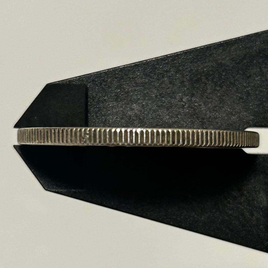 【本物】美品 龍 竜 50 五十 銭 銀貨 明治 硬貨 古銭　送料無料 C25