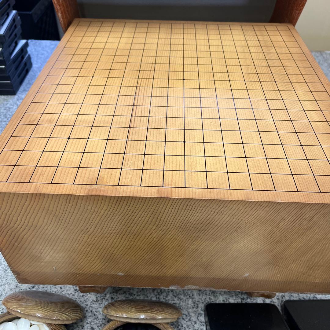 昭和レトロ 木製 囲碁版囲碁盤 脚付きレトロ ビンテージ ボードゲーム 格安
