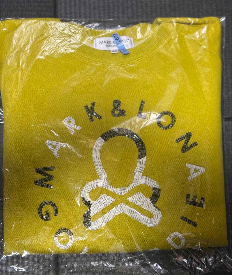 MARK&LONA EVER SPANGLE CREW SWEATER ニット