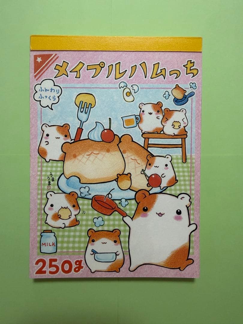 平成レトロ メイプルハムっち メモ帳 シール付き 当時物 希少