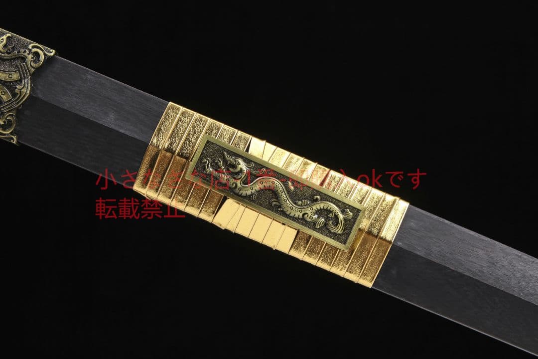 双竜漢剣八面帝王紋 古兵器 武具 刀装具 日本刀 模造刀 居合刀