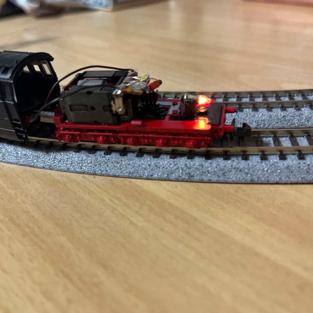 Fleischmann Nゲージ 蒸気機関車 ドイツ型 ライト点灯