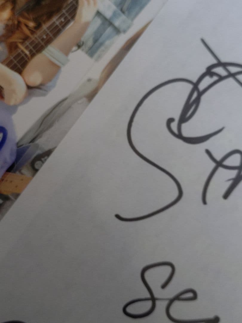 SCANDAL 直筆サイン入りセットリスト