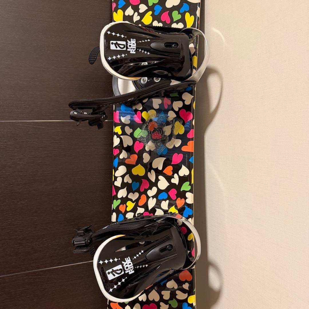 JOYRIDE ★スノーボード　150cm ハート柄　ビンディング