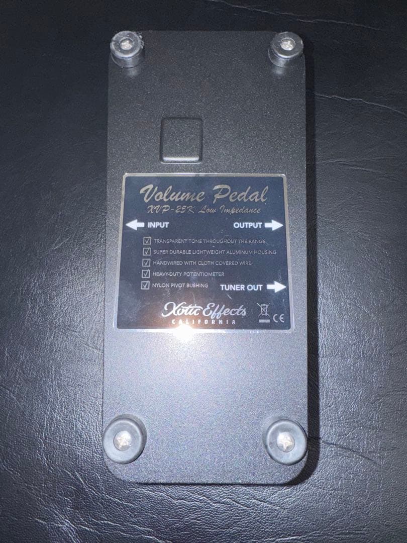 ギター Xotic XVP-25K Volume Pedal Low Impedance