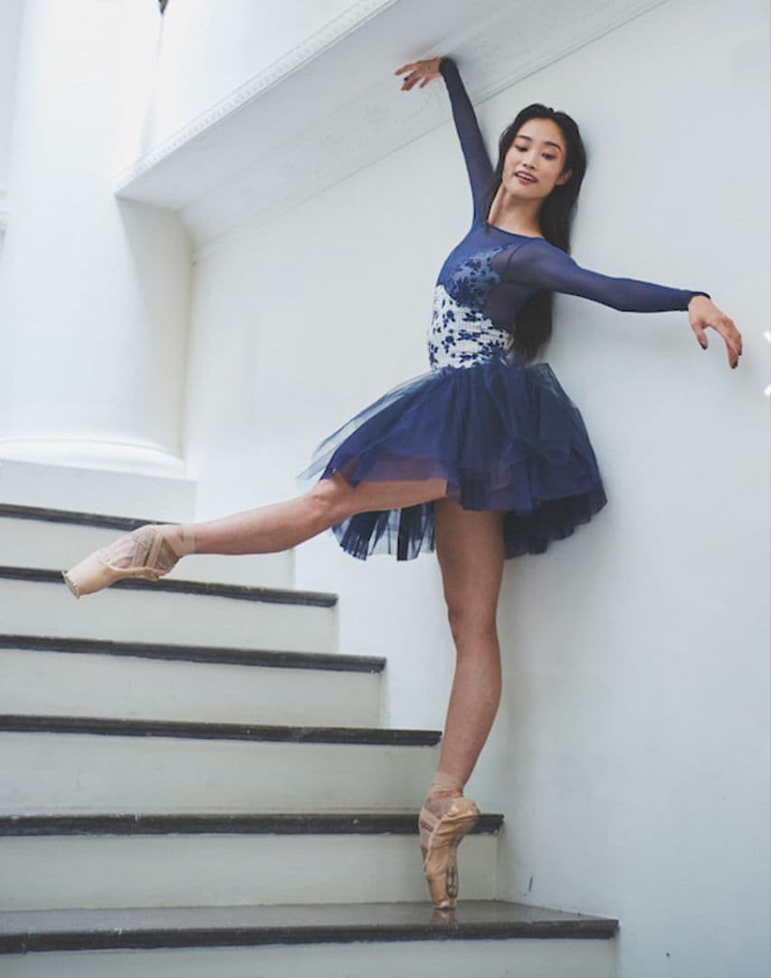 stinaレオタード新品未使用typeL navy ray M スティナ