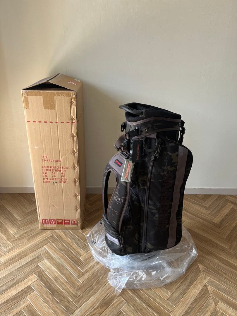 新品送料込み CR-4#03マルチカモブラックBRIEFINGキャディバッグ