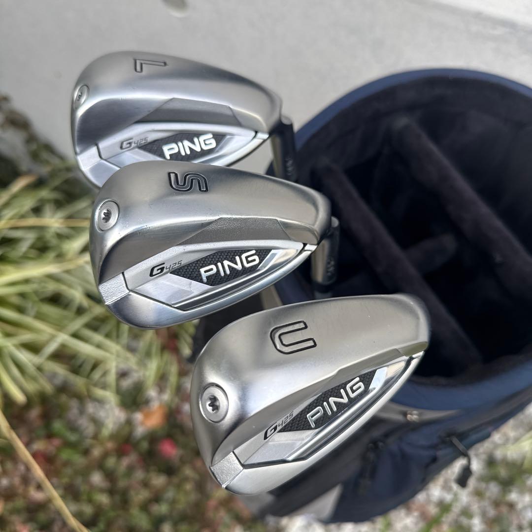 希少 G425 アイアン U S L 3本 MCI-60/70 R ブラック