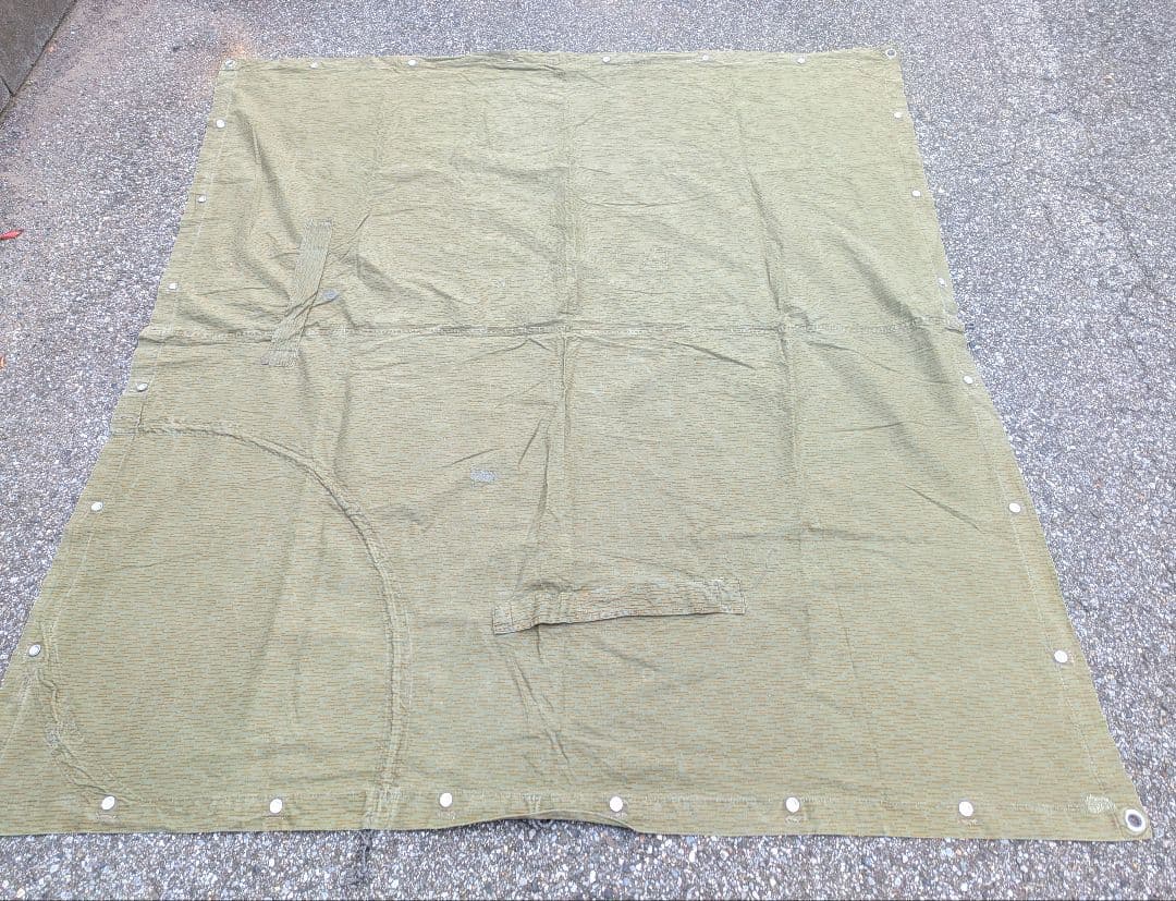 【軍幕】東ドイツ軍幕 レインドロップ 2枚