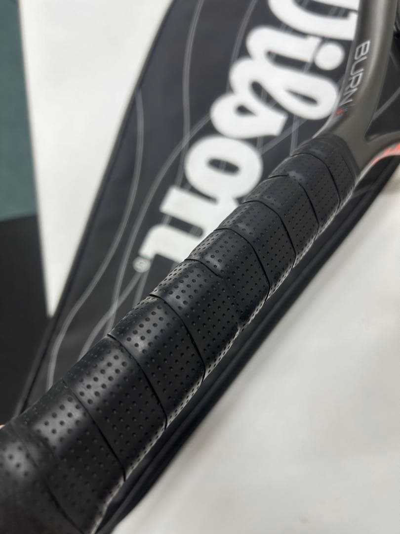 Wilson テニスラケット オレンジ/ブラック