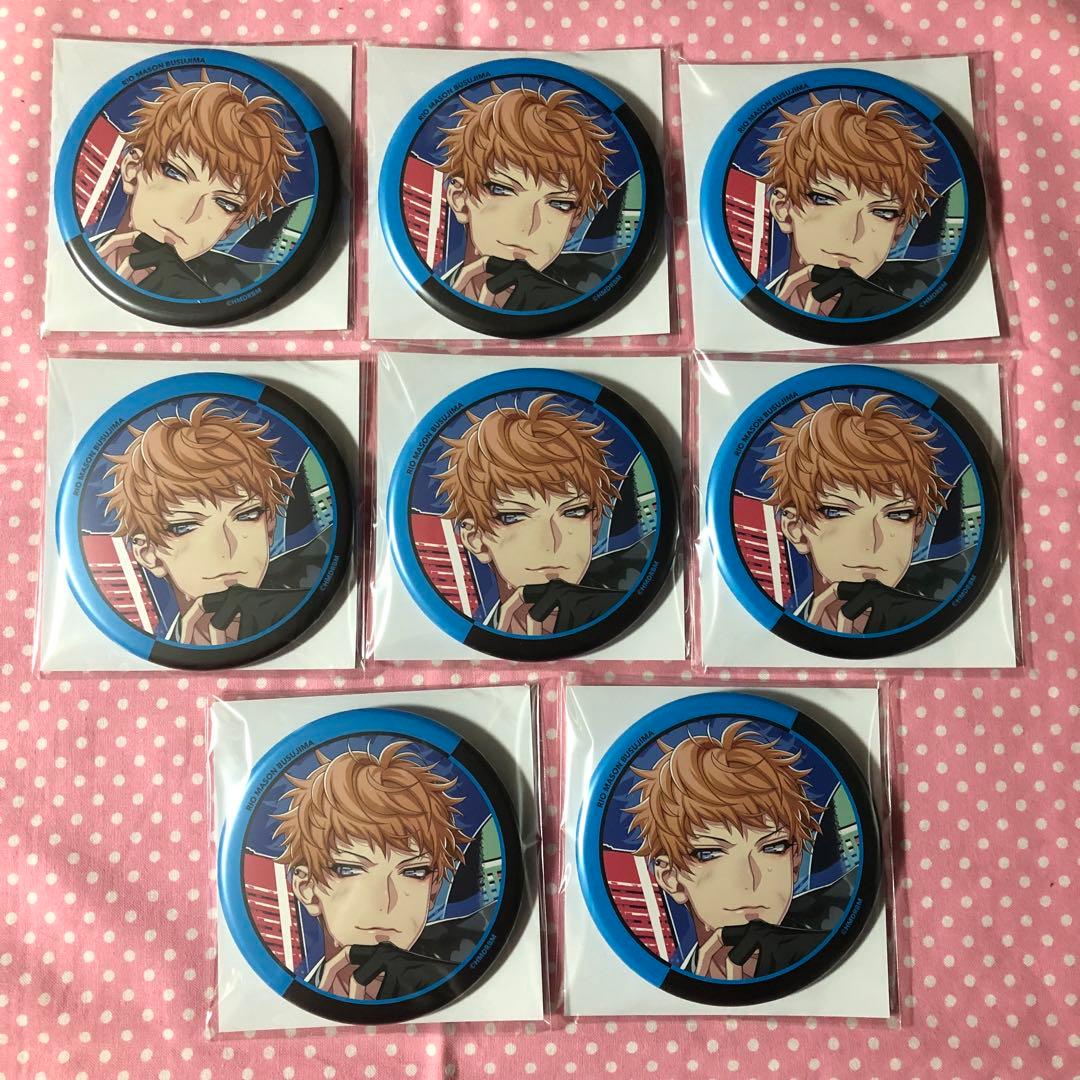 ヒプノシスマイク ヒプマイ ヒプムビ 缶バッジ ヨコハマ 毒島メイソン理鶯 8個