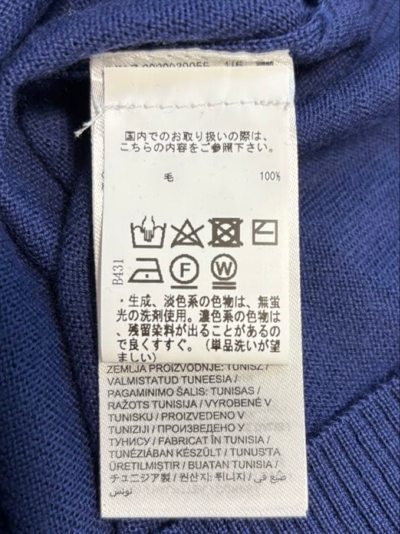 ★新品 J.LINDEBERG ゴルフセーター モックネック ハーフジップアップ