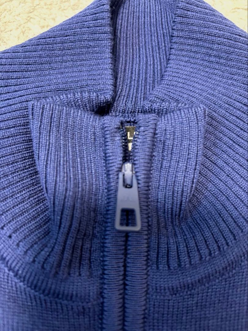 ★新品 J.LINDEBERG ゴルフセーター モックネック ハーフジップアップ