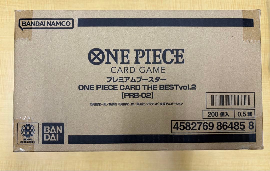 ワンピースカード　BESTvol.2 新品未開封1カートン