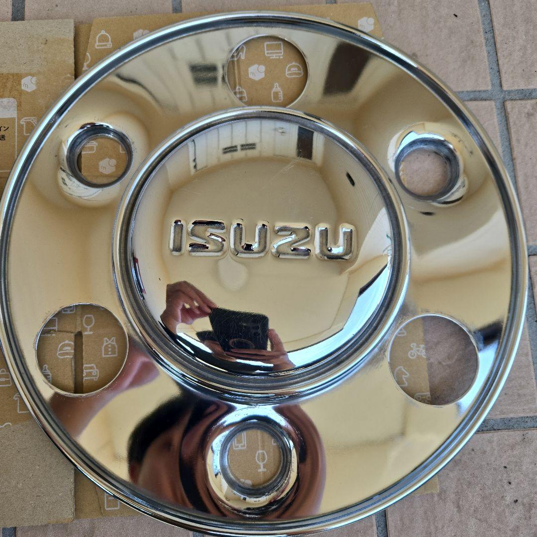 ISUZU ホイールカバー 2個セット アルミホイール ホイールキャップ