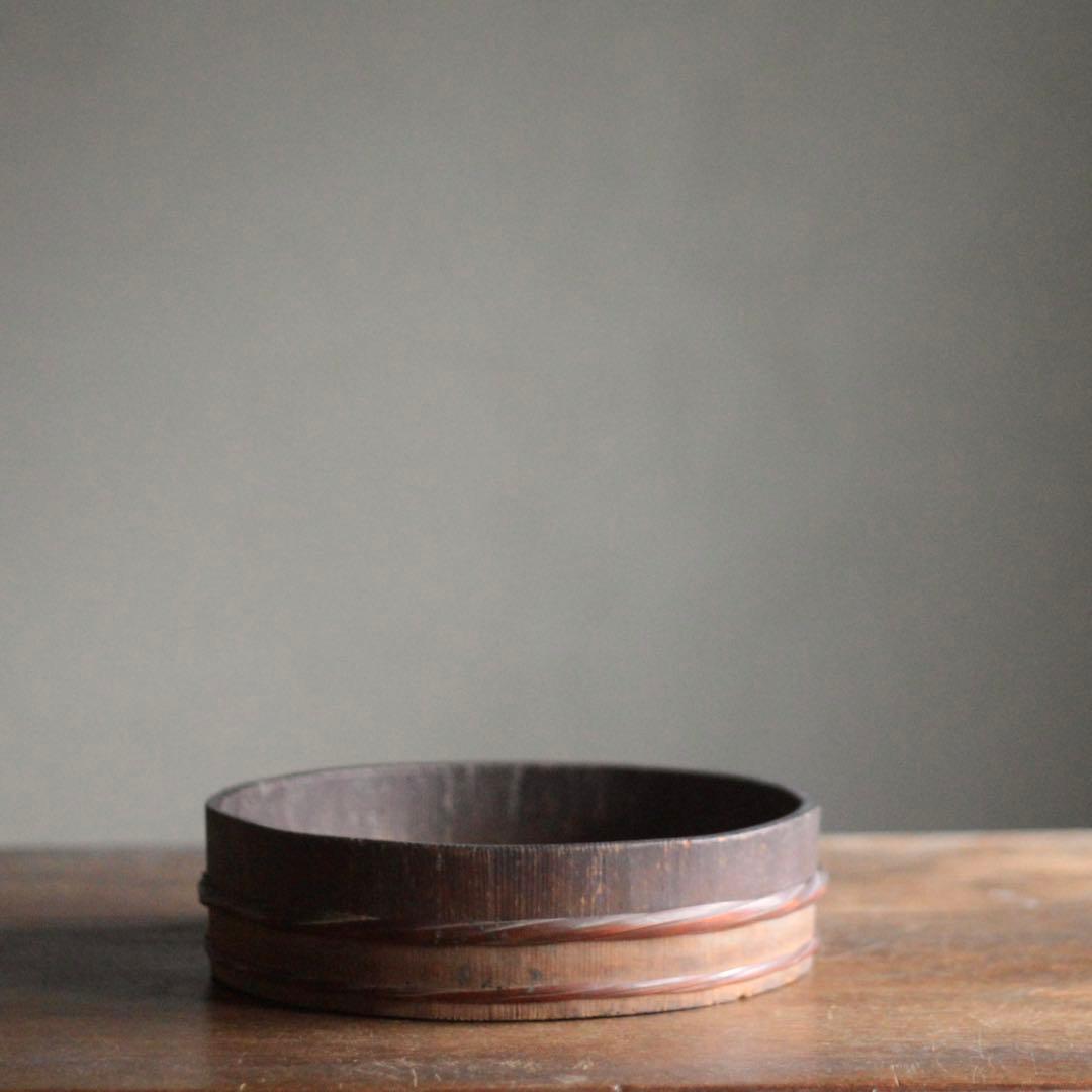 古い 木製 タライ 独酌盆として 古道具 アンティーク