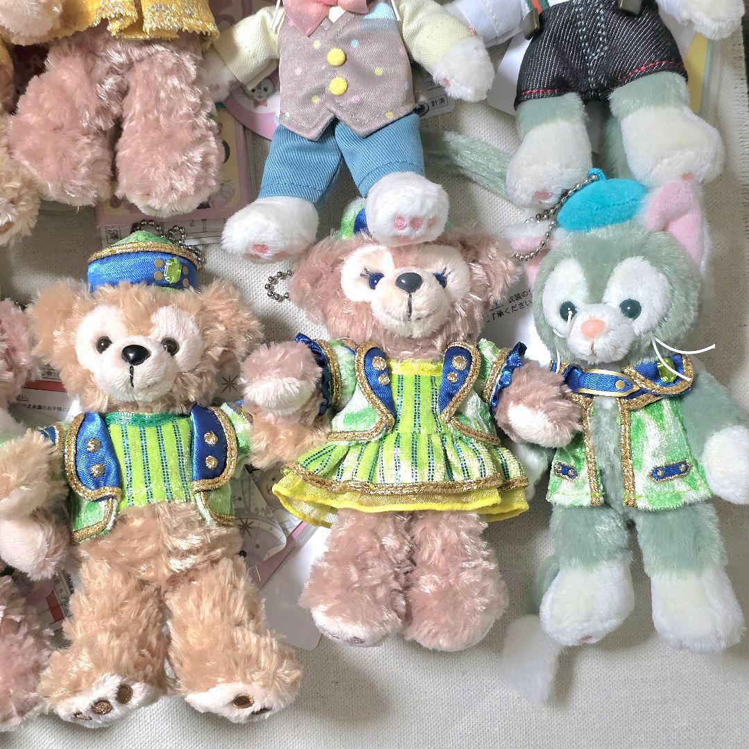 ダッフィー シェリーメイ ジェラトーニ ぬいぐるみバッジ まとめ売り 20体