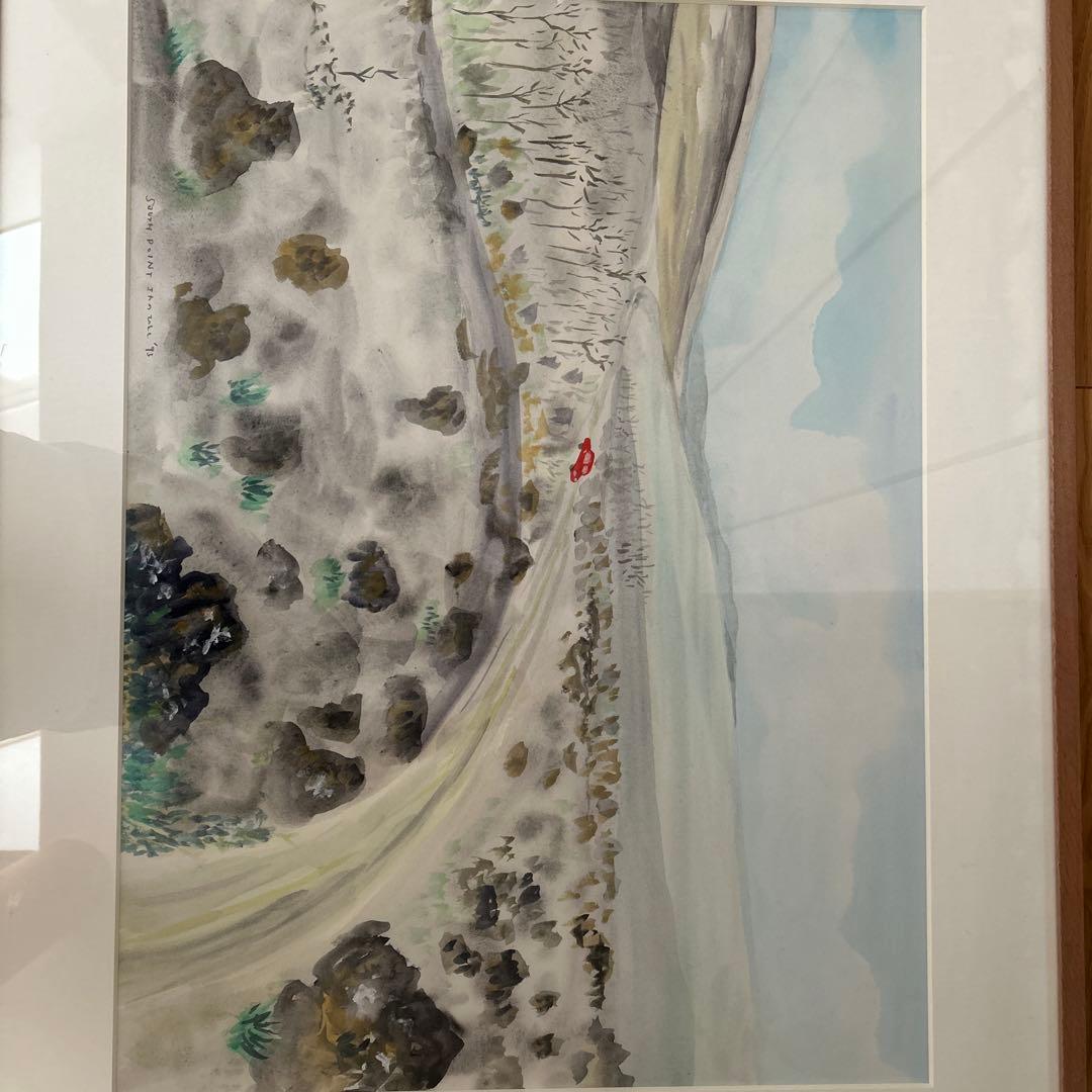 沢野ひとしの水彩画、原画です。