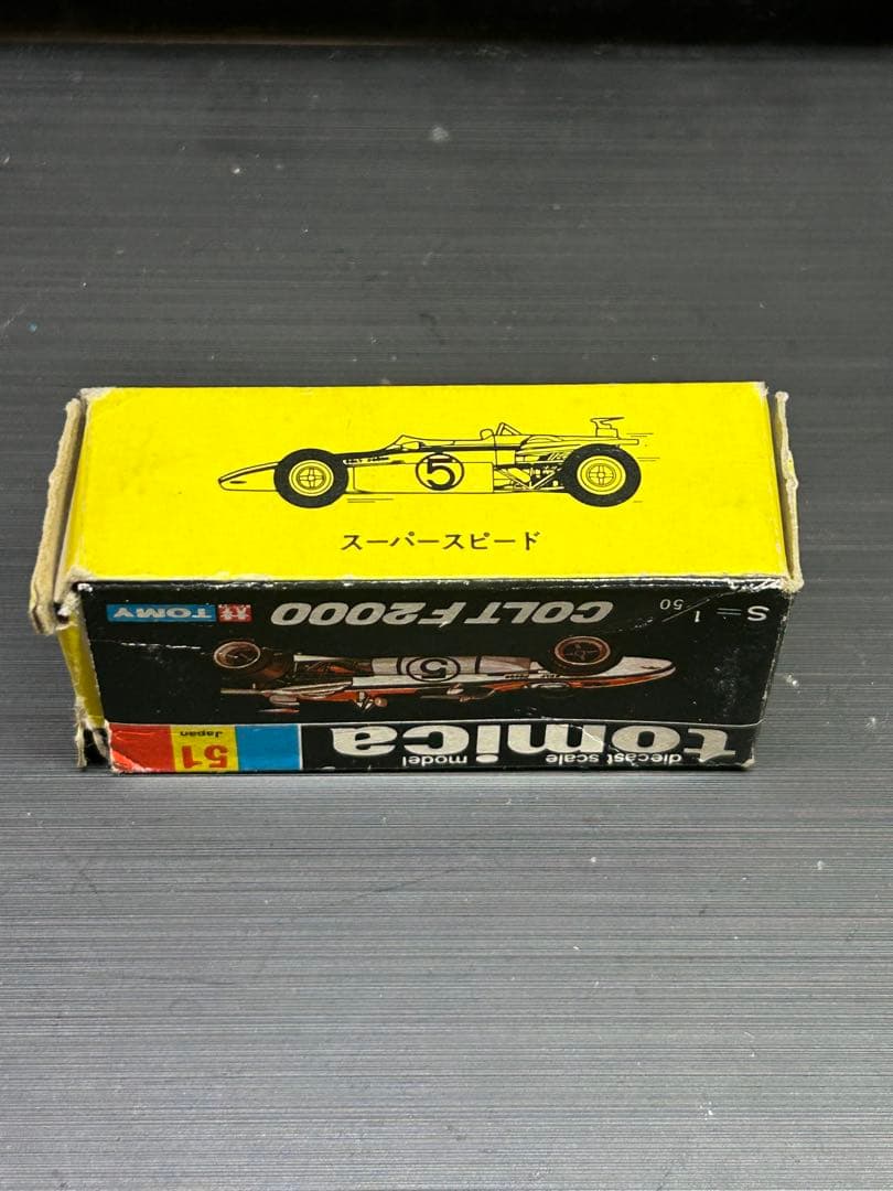 当時物　黒箱トミカ COLT F2000 ミニカー 1/50