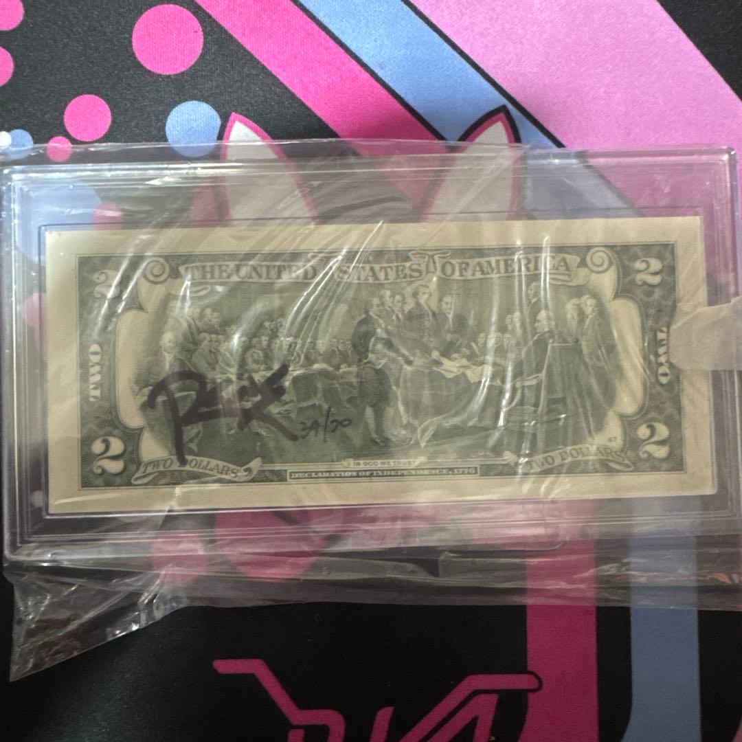 【激レア‼️】世界限定各７０枚マイケル ジョーダン 米国公認 ２ドル札 3種セット