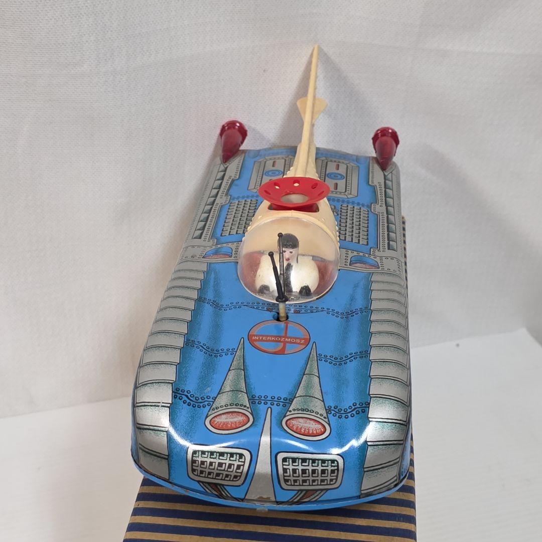 ブリキ　おもちゃ　車　箱付き　人間付き　昭和　レトロ　レア　ビンテージ　グッズ