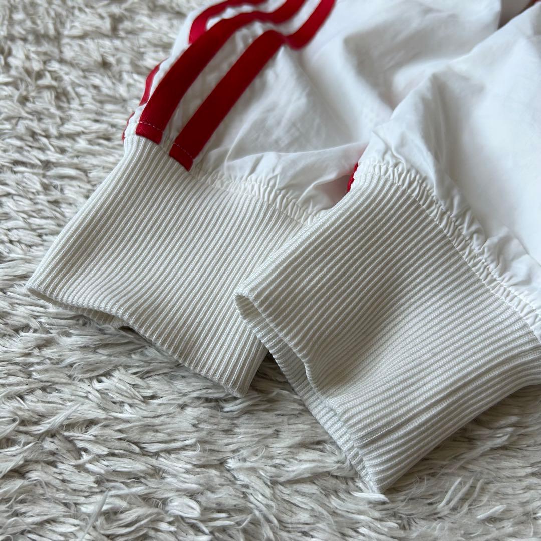 アディダス 00s Liverpool nylon jacket S white