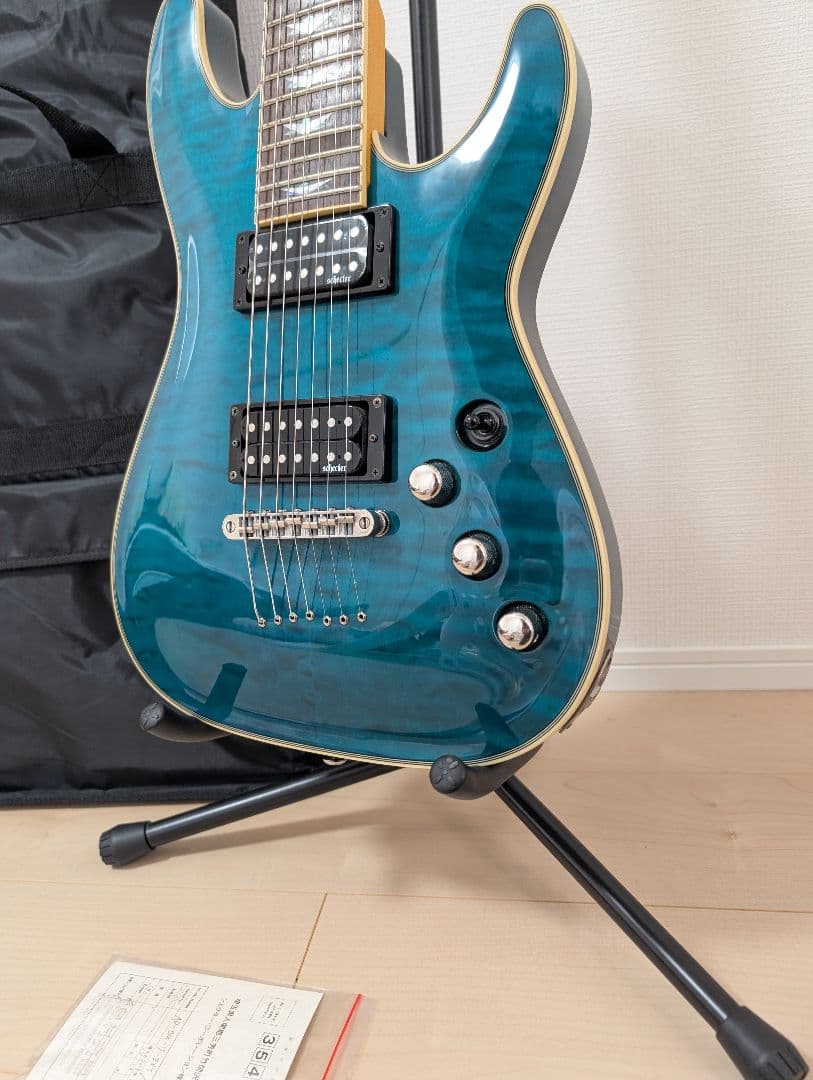 【美品・動作良好】 SCHECTER OMEN EXTREME-7 7弦 エレキ