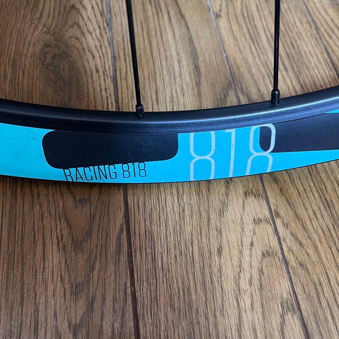 FULCRUM Racing 818DB チェレステ 前後セット チューブレス化