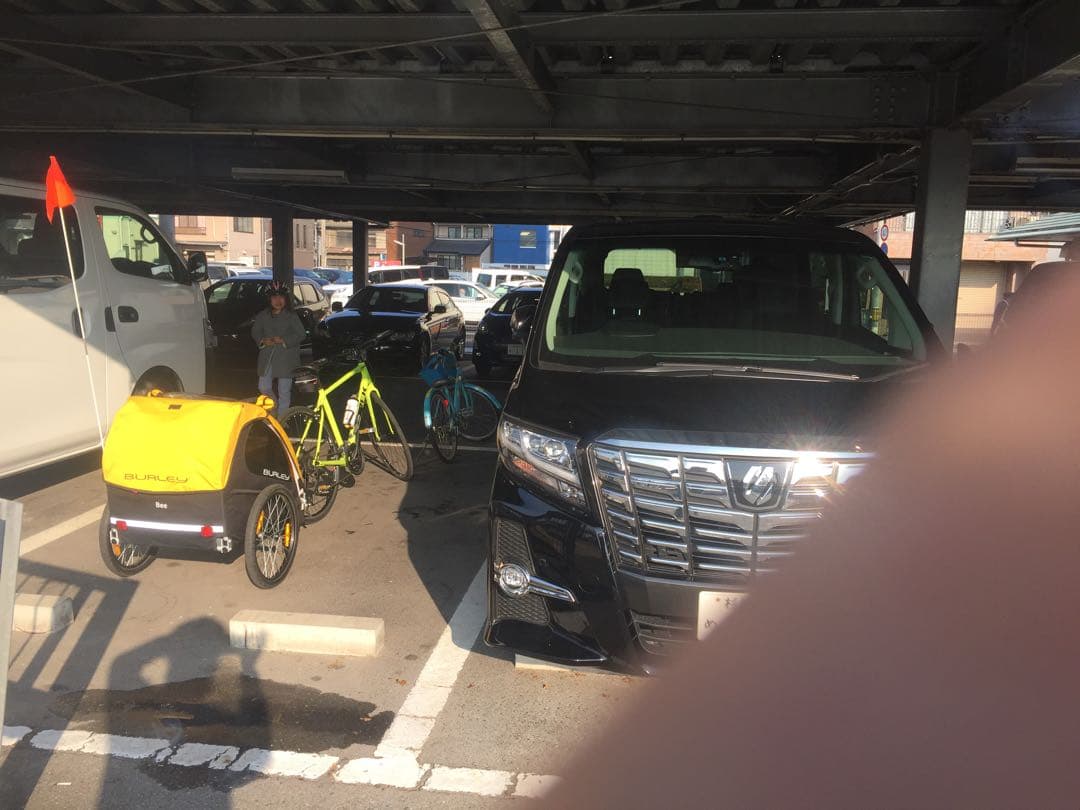 子供用自転車トレーラー イエロー/ブラック