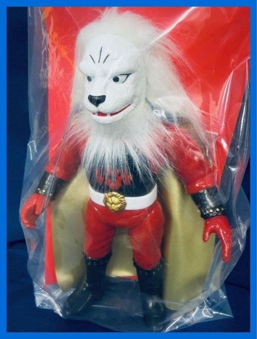 ★メディコム・トイ　ピープロレトロソフビ　快傑ライオン丸（植毛版）未開封・新品★