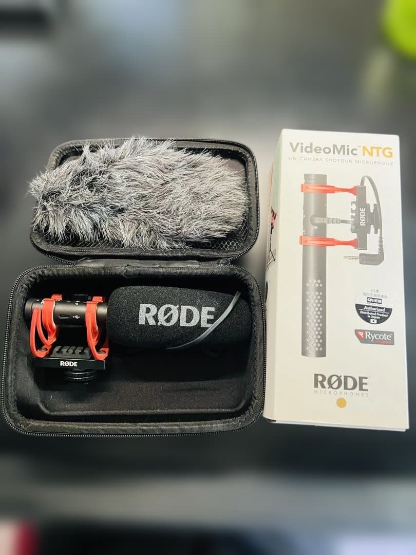 RODE VideoMic NTG ウィンドシールド、ケース付き
