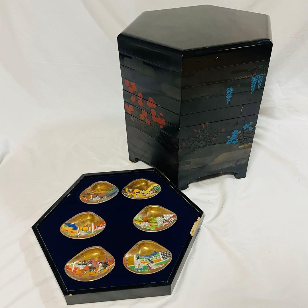 フランクリン画廊 徳川黎明会監修 源氏物語貝合せ ボーンチャイナ　限定版