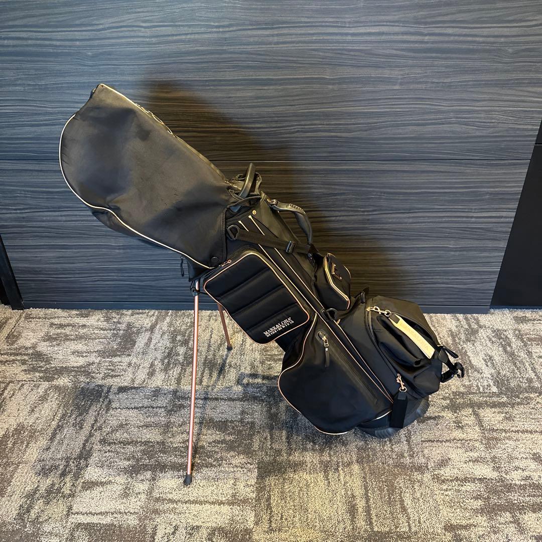 MARK&LONA スタンド式キャディバッグ ブラック