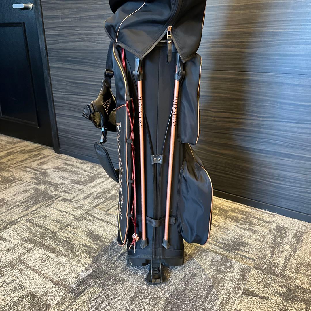 MARK&LONA スタンド式キャディバッグ ブラック