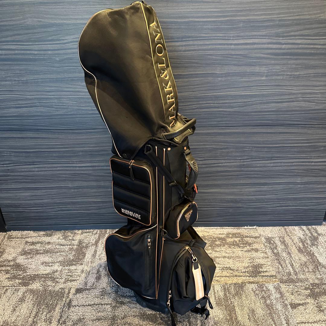 MARK&LONA スタンド式キャディバッグ ブラック