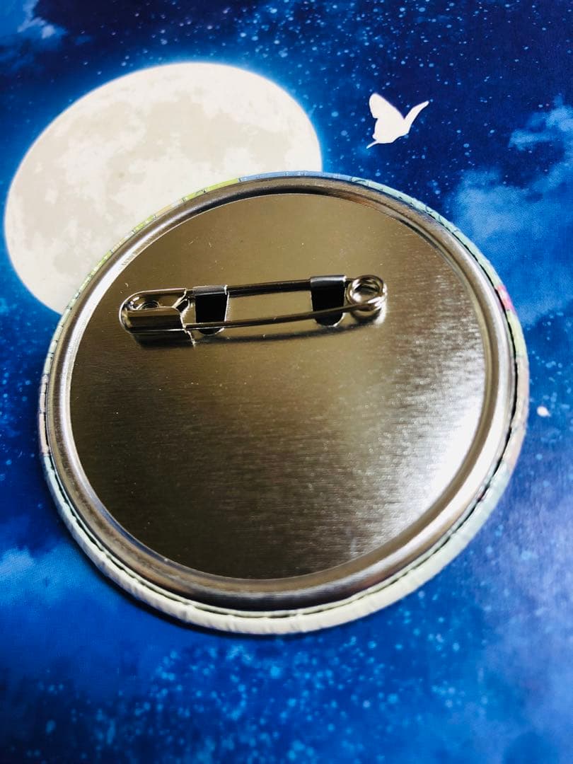 エヴァンゲリオン せきやゆりえ エヴァコロン 缶バッジ 綾波レイ　ホログラム