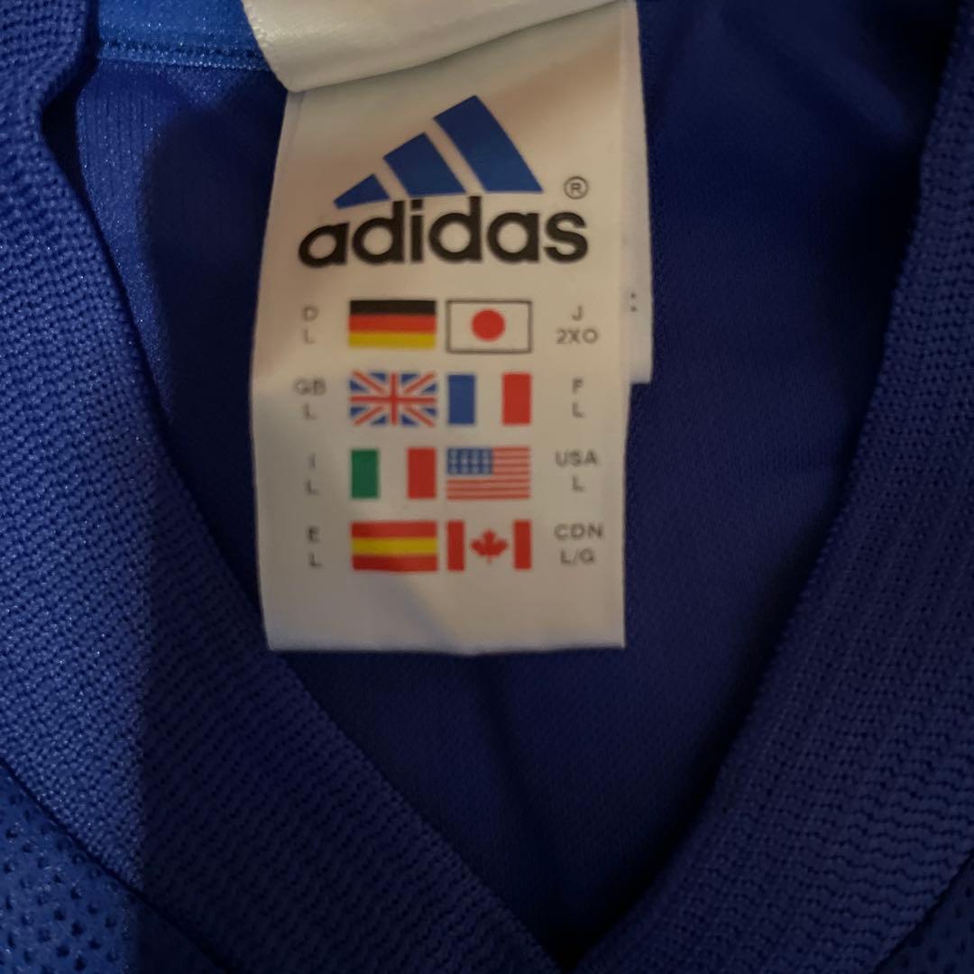 アディダス2002年フランス代表オーセンティックユニホーム　ジダン　2XOサイズ