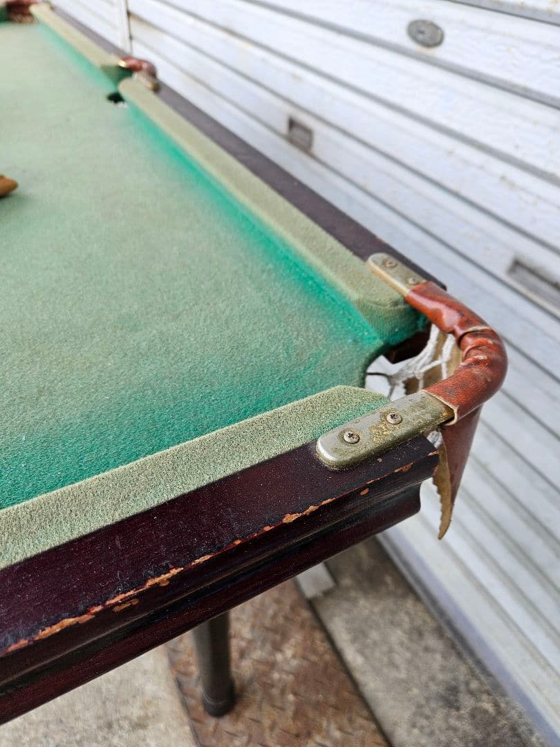 ヴィンテージ ビリヤード台 小型 家庭用 木製 レトロ インテリア 家具