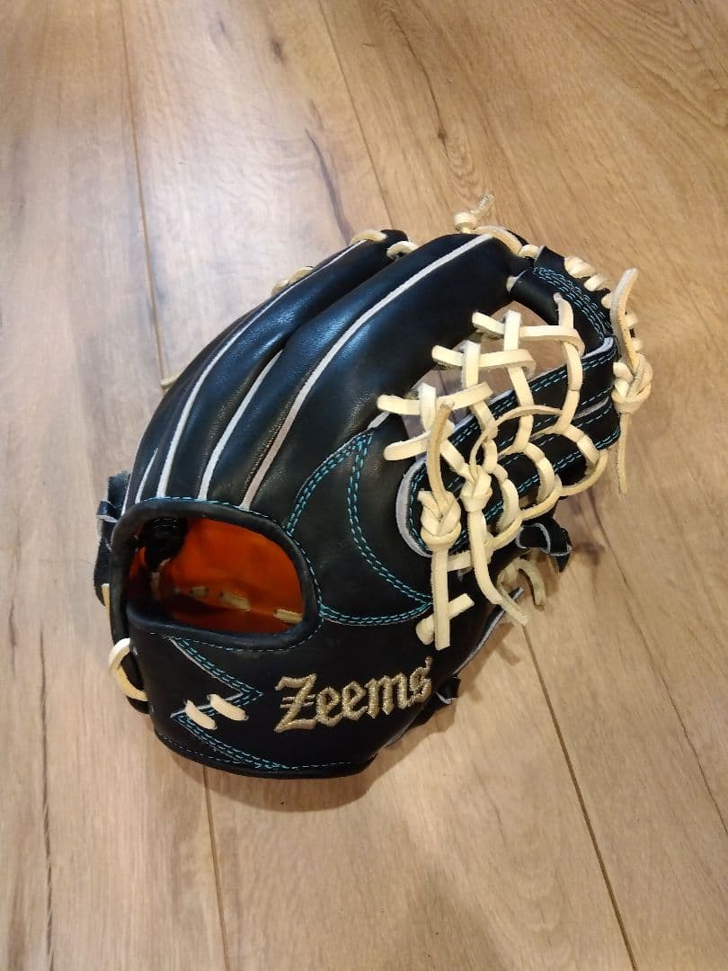 Zeems 軟式グローブ 黒/ベージュ　少年用