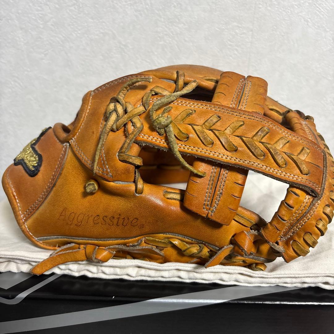 久保田スラッガー グローブ 内野手用 オレンジ 硬式用 最終値下げ！