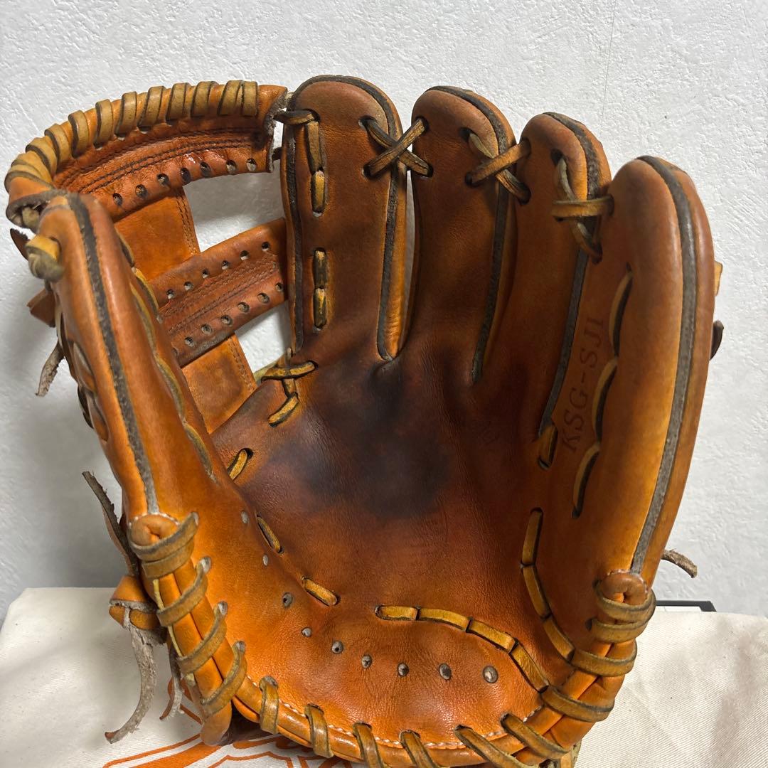 久保田スラッガー グローブ 内野手用 オレンジ 硬式用 最終値下げ！